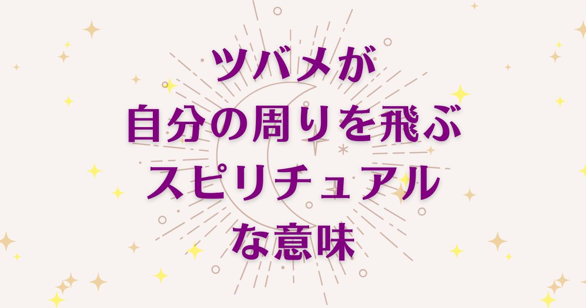 「ツバメが自分の周りを飛ぶ時」のスピリチュアルメッセージ！良い意味と悪いサインを解説